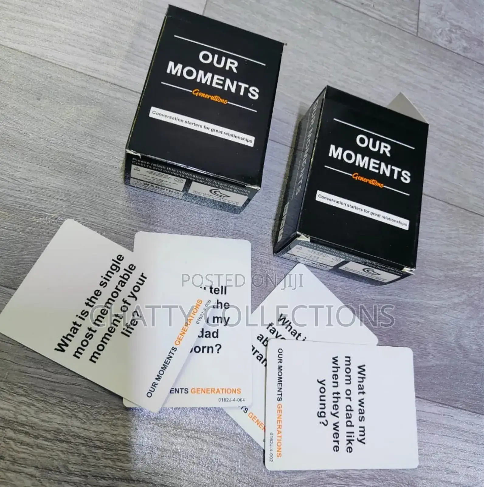 Our Moments Generation Card Games