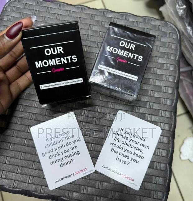 Our Moments Couples Card Game - main view
