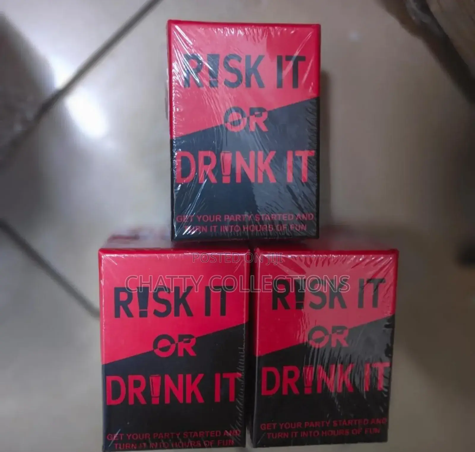 Risk It or Drink Card Game