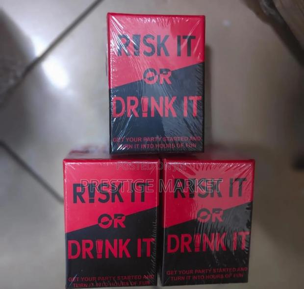 Risk It or Drink Card Game - main view