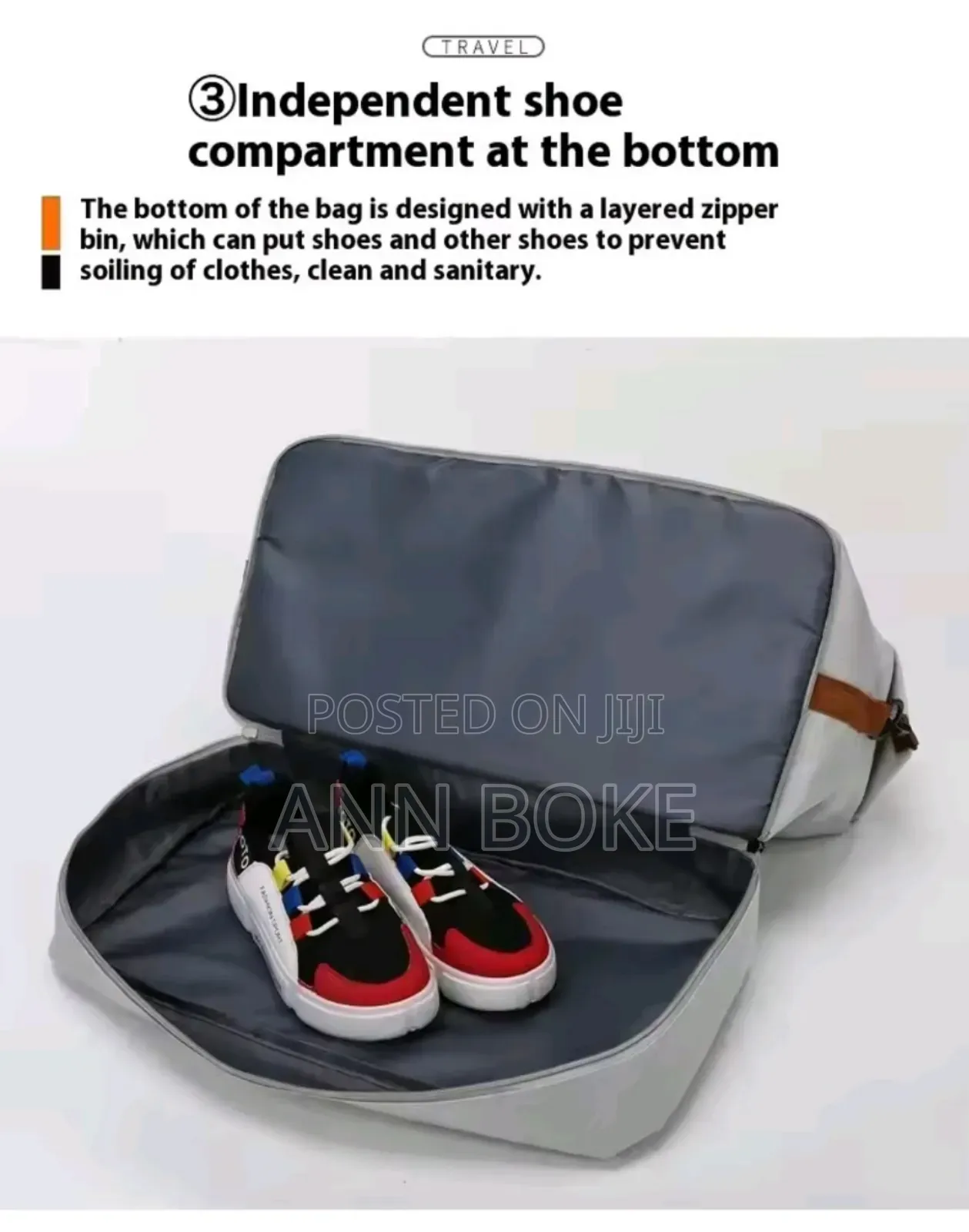 2in1 Compartment Duffle Bags Available
