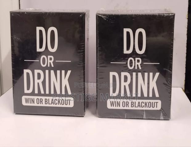 Big Size Do or Drink Card Game - main view
