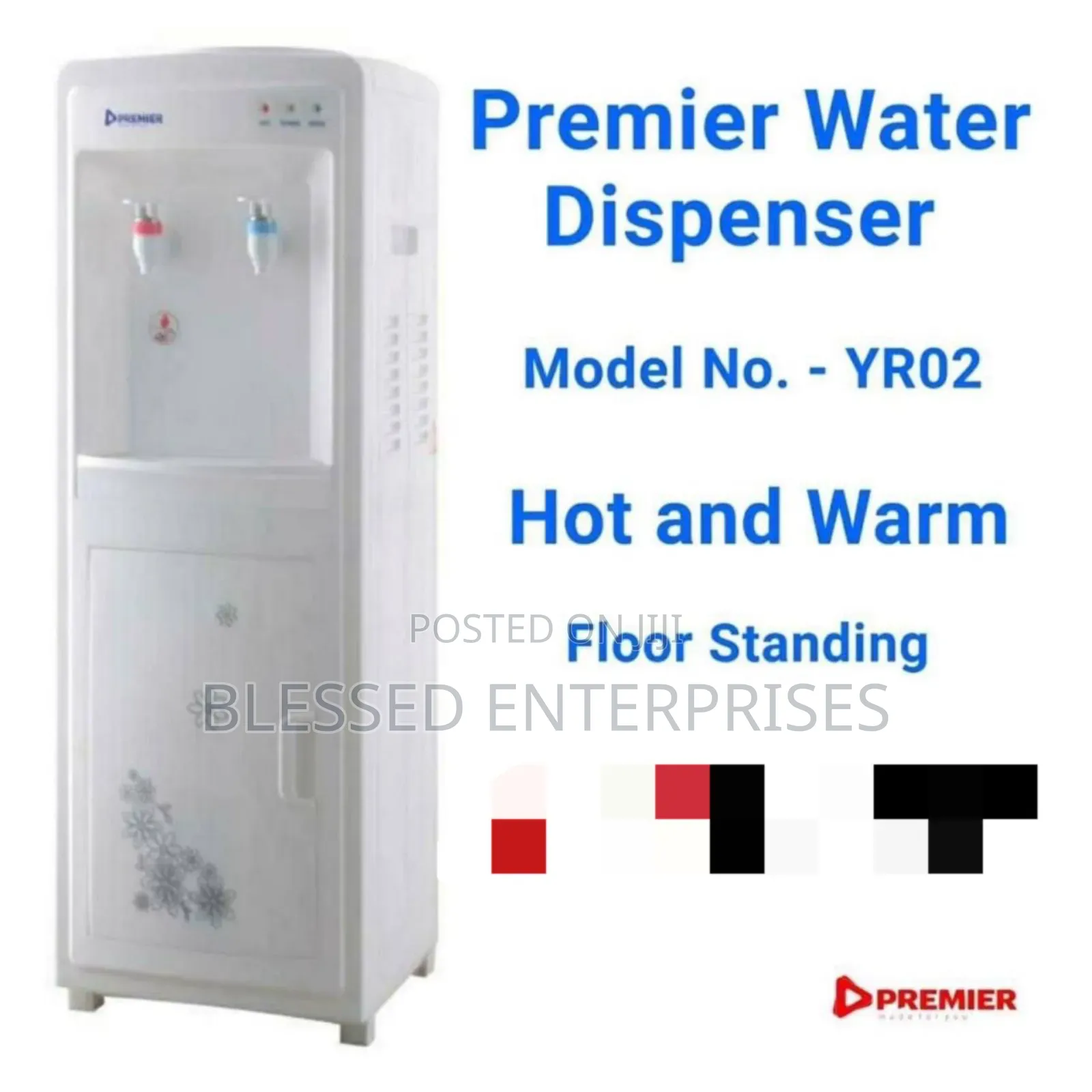 Original Premier Hot and Warm Water Dispenser Floor Standing