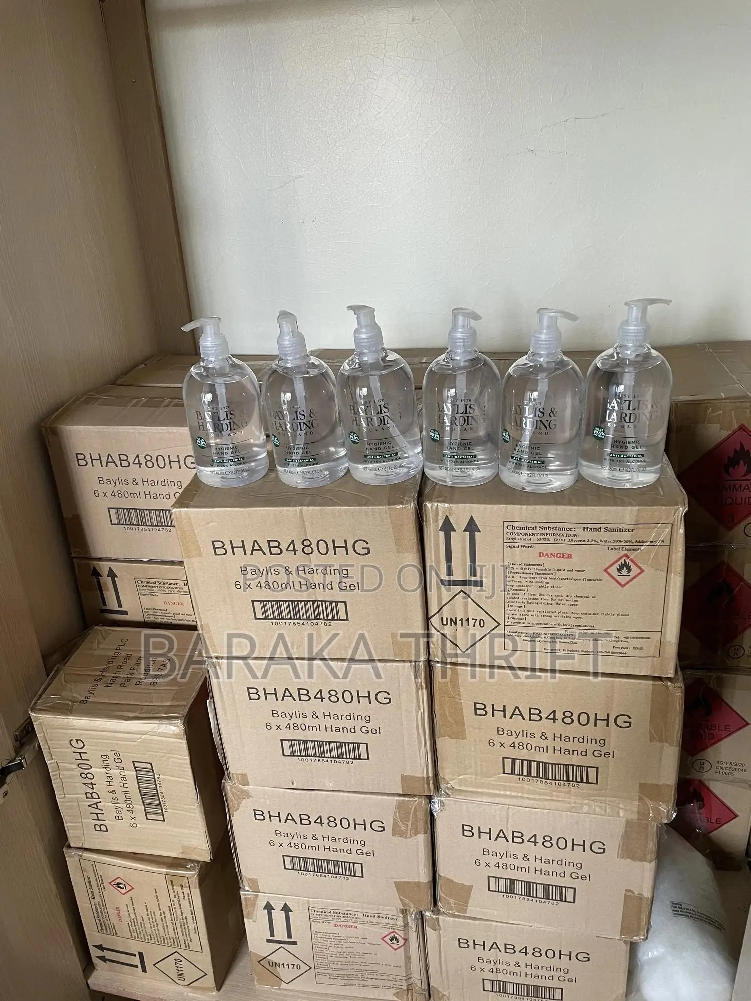 Bayliss Harding England Hygienic Hand Gel