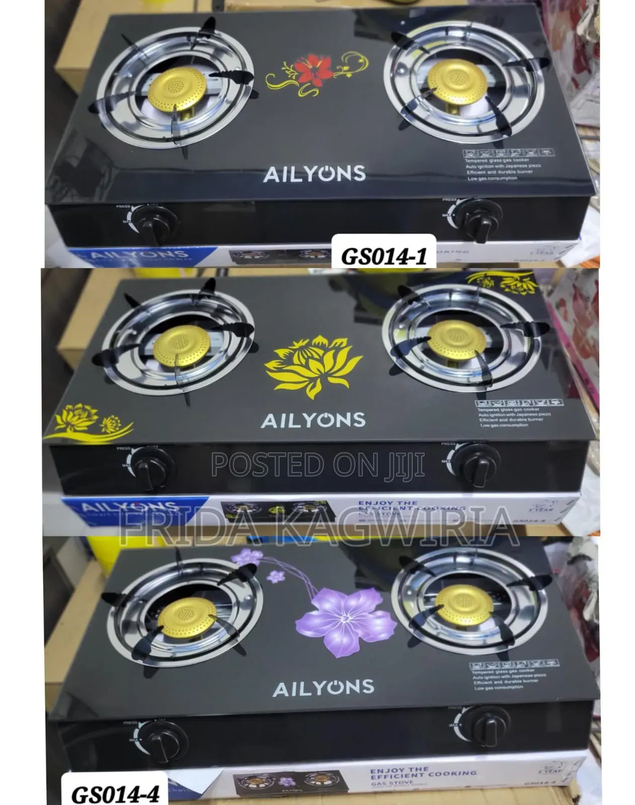 Ailyons 2 Burner Glass Top Cooker