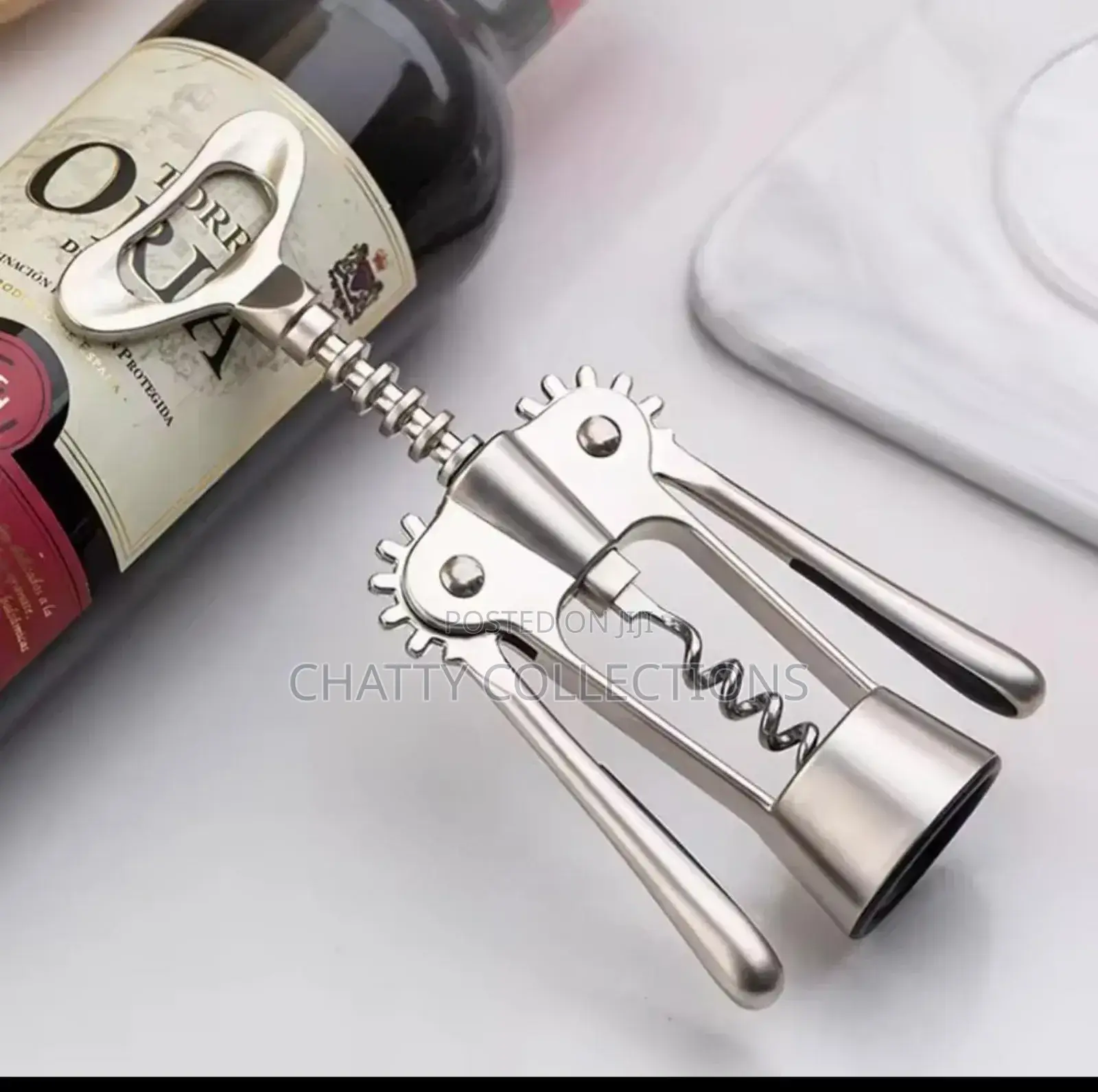 Heavy Duty Stainless Steel Corkscrew Wine Opener