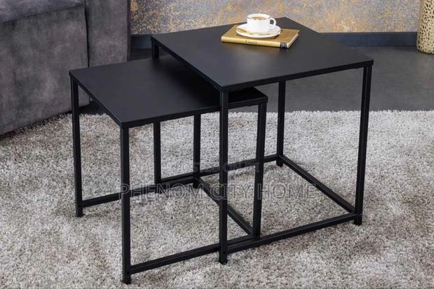 2 in 1 Nordic Metallic Side Table - main view