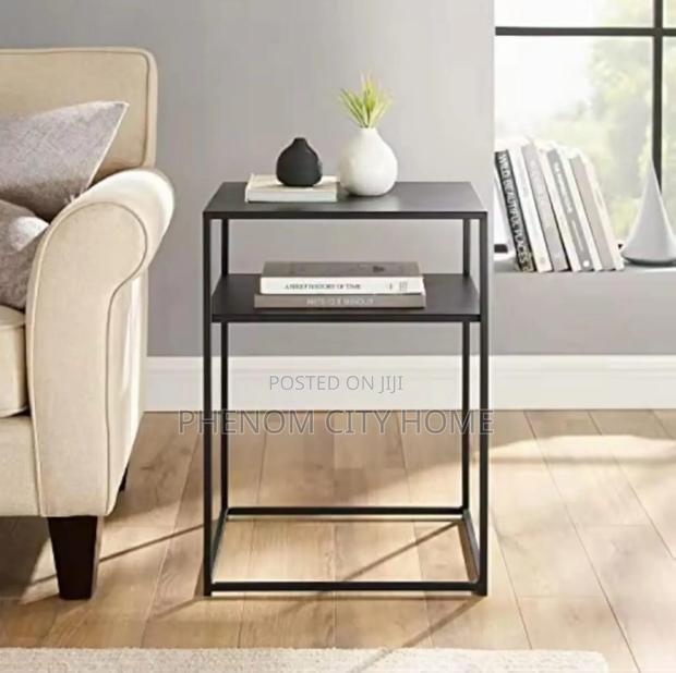2 Layer Nordic Metallic Side Table - thumbnail 3
