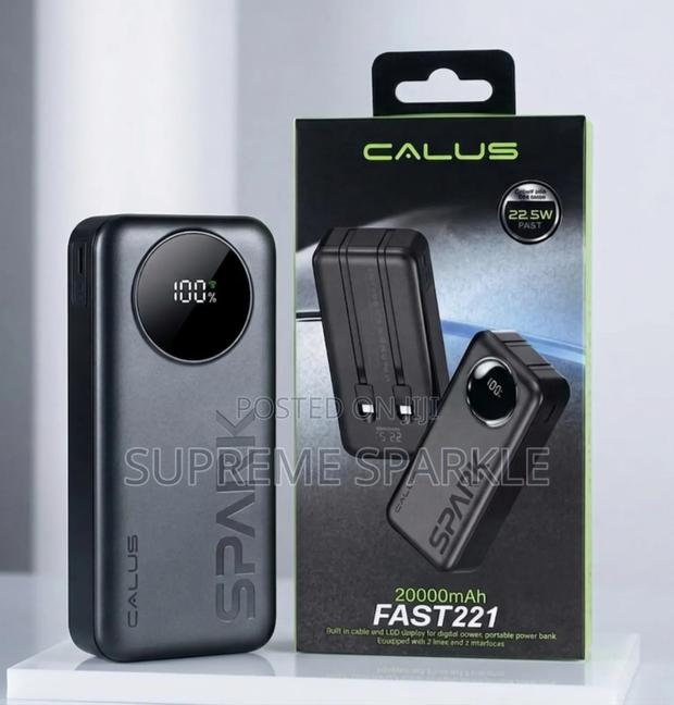 Calus Fast 221 Spark Portable Power Bank. 20000mah