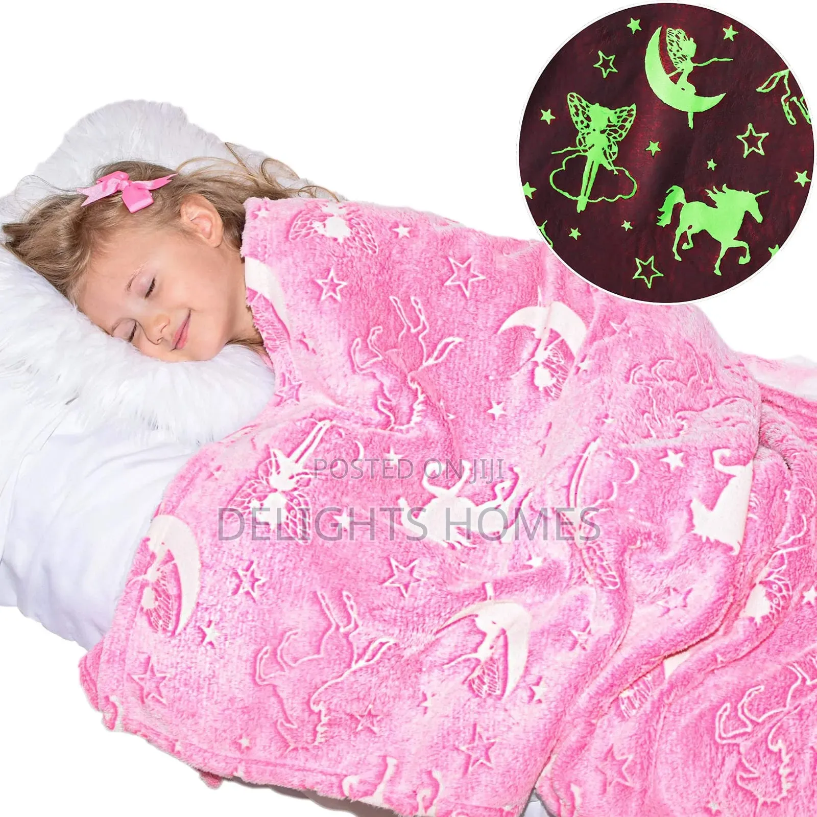 Magic Glow in the Dark Fleece Blanket-P