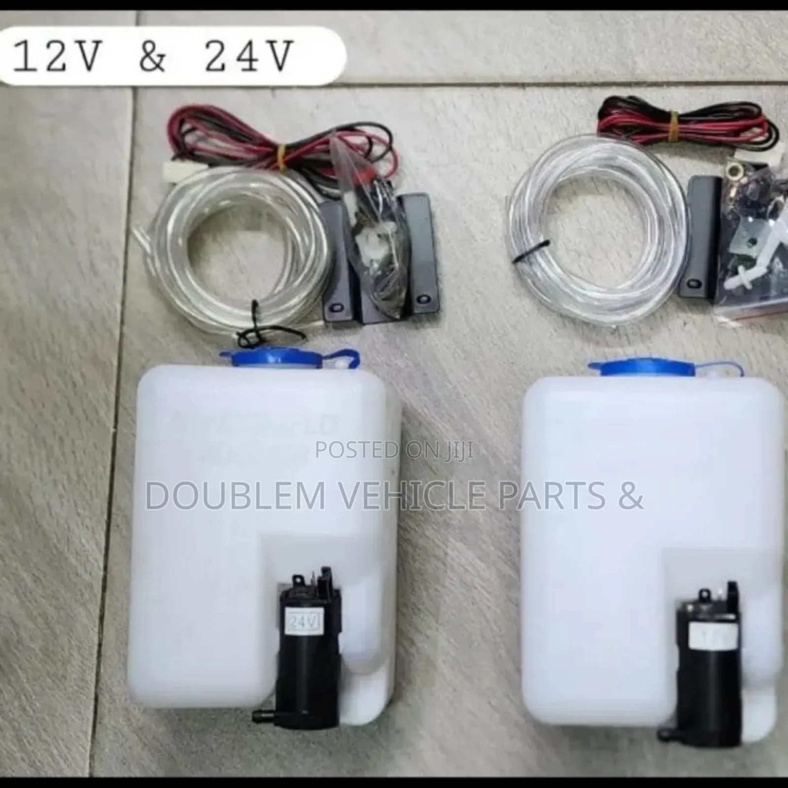 Universal Windshield/Windscreen Washer Pump Wiper Bottle Tank 12v/24v