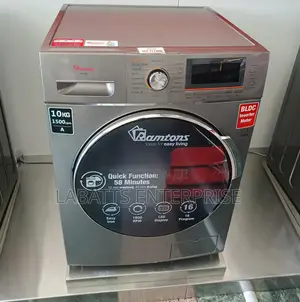 Ramtons Rw/160-10kg Washer + 6kg Dryer- Dark Silver (1yr Wrty)