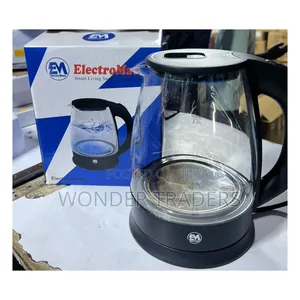 Electromate Electric Kettle 
Glass Kettle 
2.2 Litres