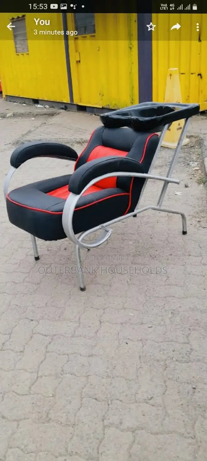 Executive Barber Chair With Sink
