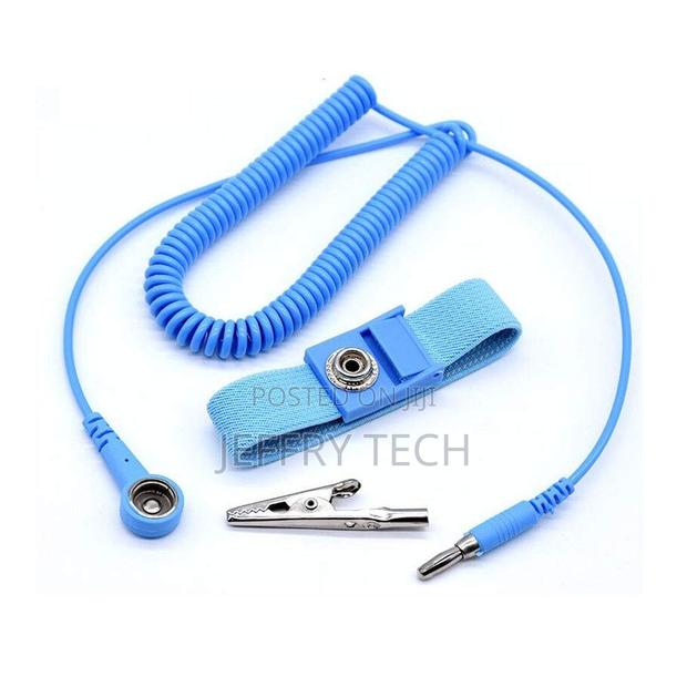 Adjustable Antistatic Wrist Band Silicone Esd Wrist Strap With Groundi - thumbnail 2
