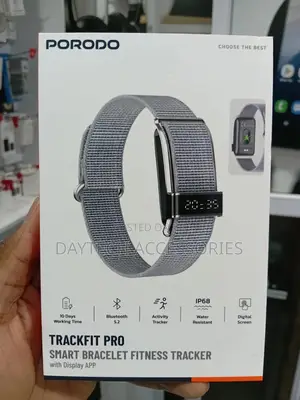 Porodo Trackfit Pro Smart Bracelet - Black