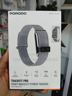 Porodo Trackfit Pro Smart Bracelet - Black