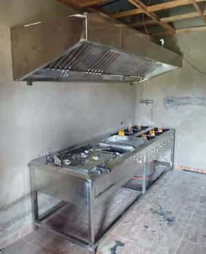 Customized Stainless Kitchen (Combined Cooker+Hood)