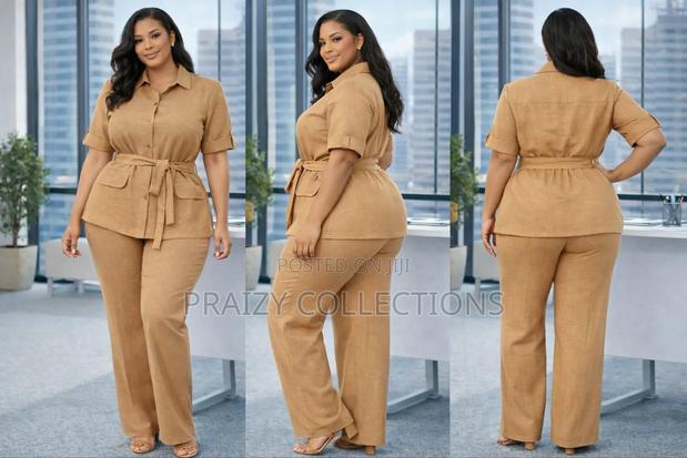 Classy 2 Pieces Linen Set - thumbnail 5