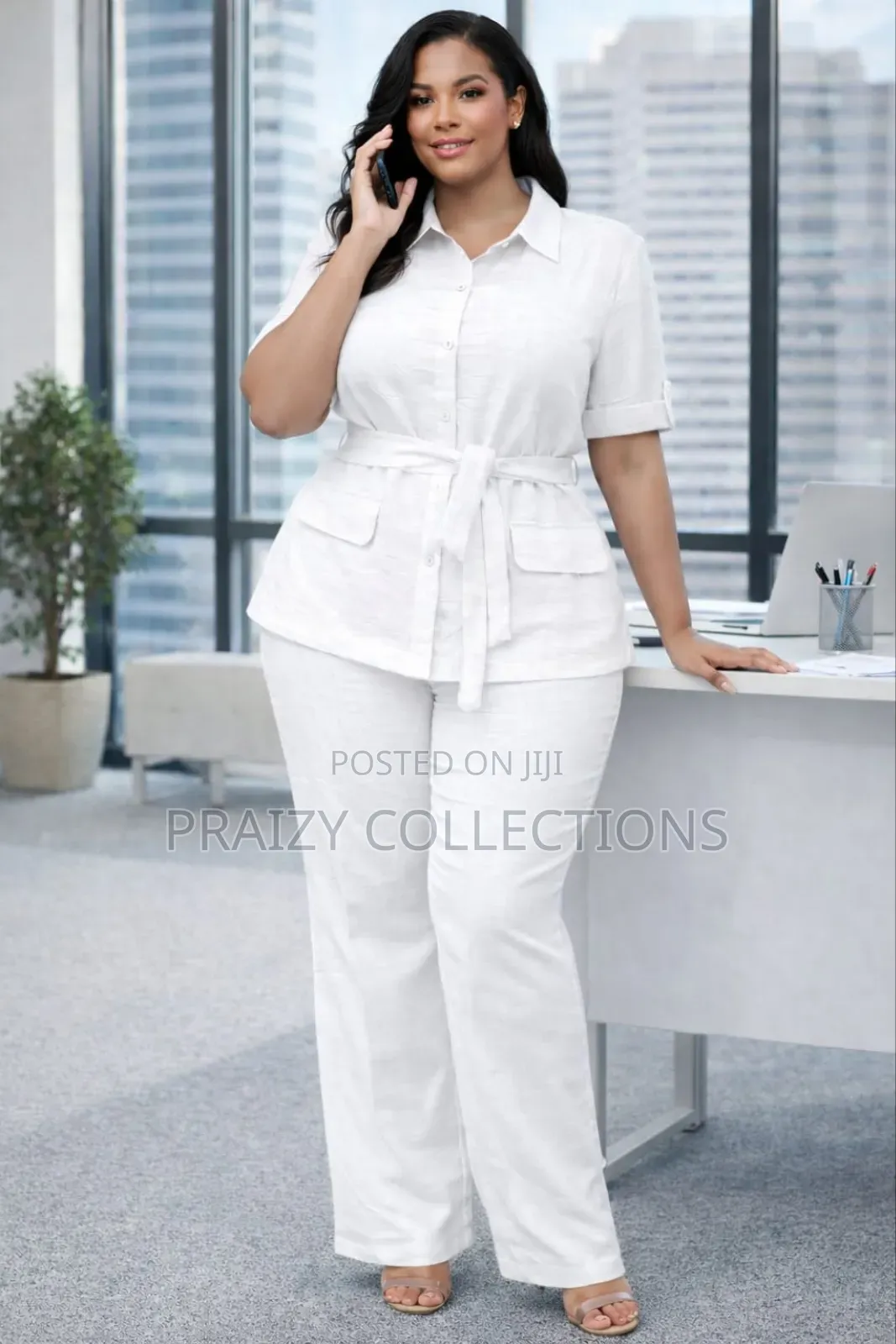 Classy 2 Pieces Linen Set