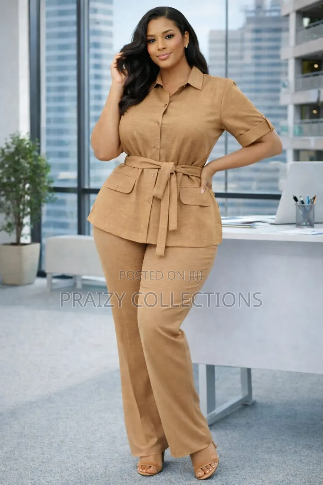 Classy 2 Pieces Linen Set