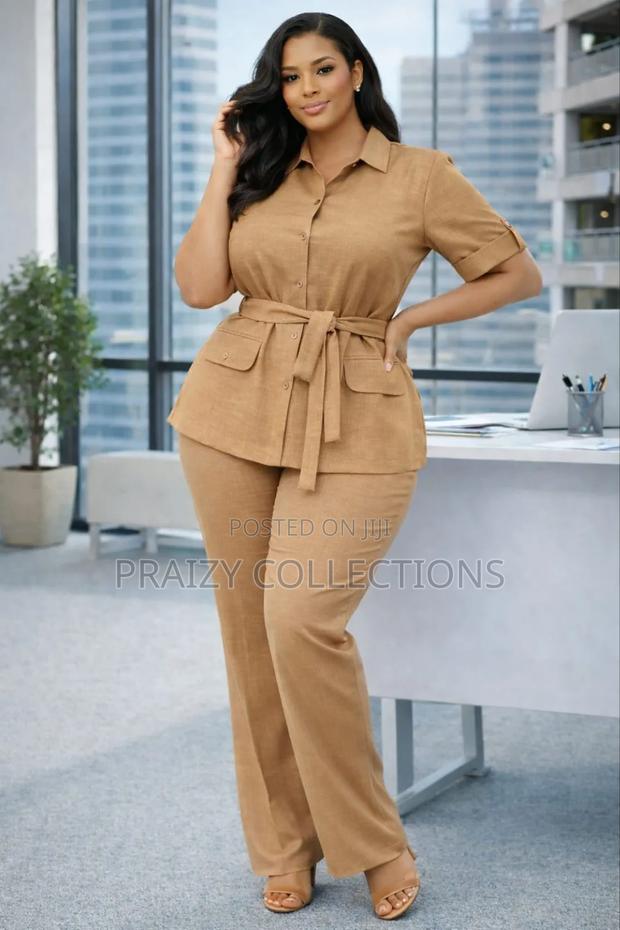 Classy 2 Pieces Linen Set - thumbnail 8