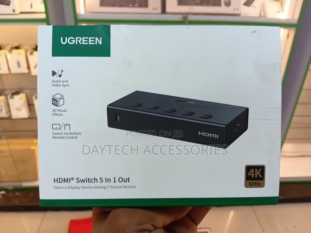 Ugreen Hdmi Switch 5 in 1 Out (Model Cm568 / 90512),