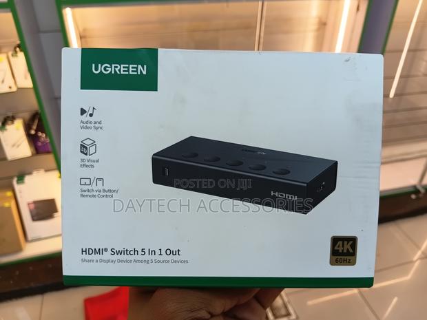 Ugreen Hdmi Switch 5 in 1 Out (Model Cm568 / 90512), - thumbnail 2