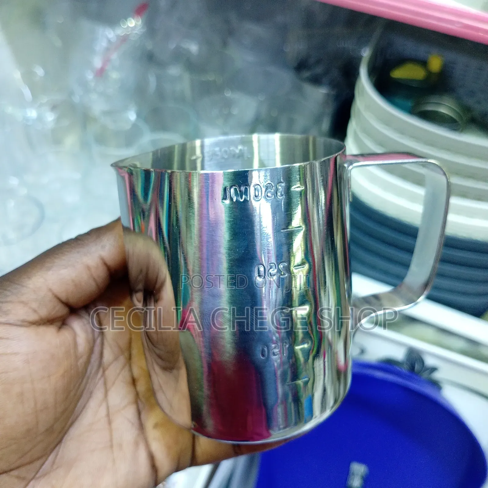 Stainless Steel Milk Jar