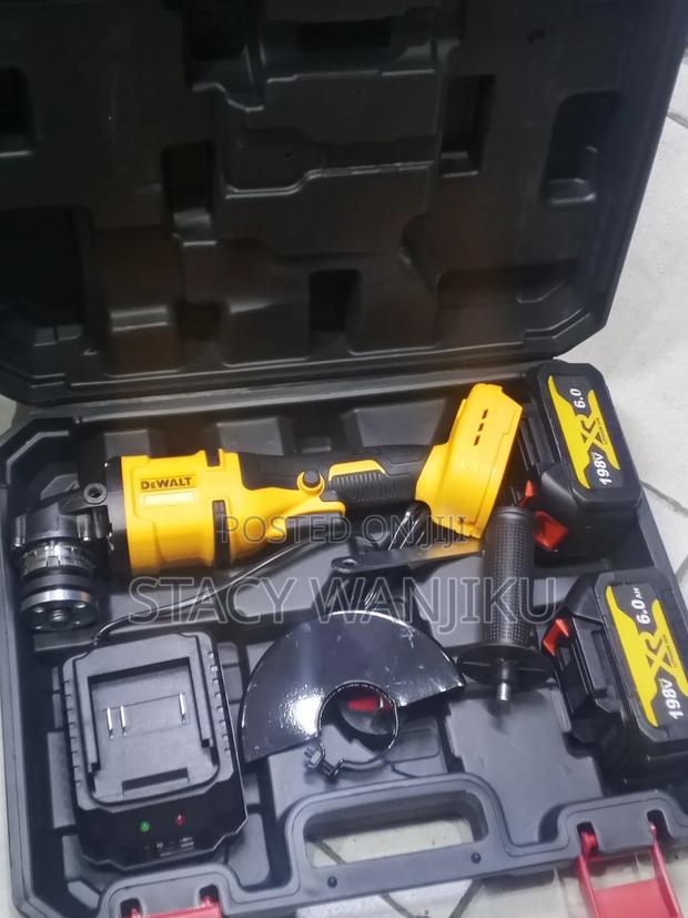 Heavy Duty Cordless Grinder With Two Batteries
