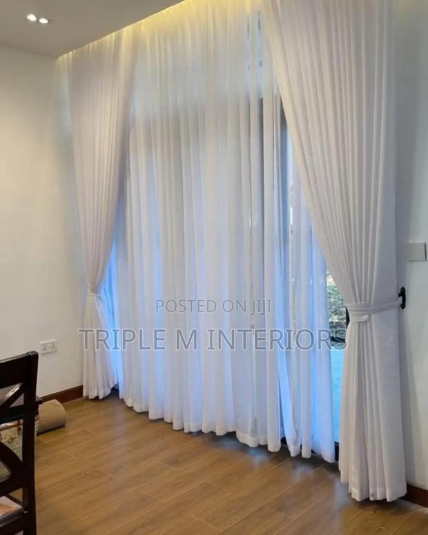 Spotless Chalky White Curtains and Sheer - main view