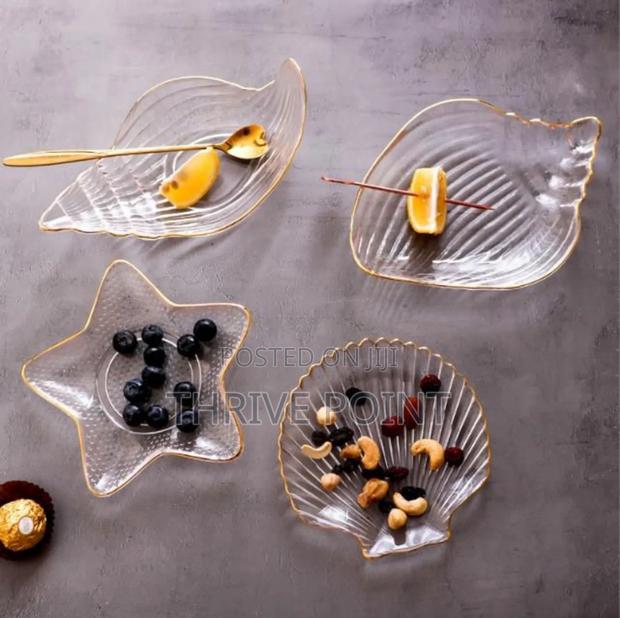 Creative Phnom Penh Transparent Glass Plate Ocean
