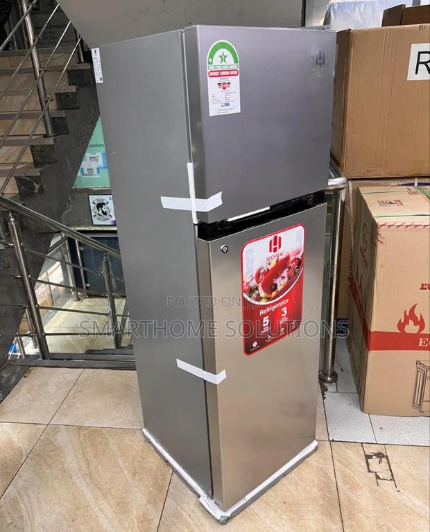 Restocked Hanmac 173 Litres Double Door Fridge
