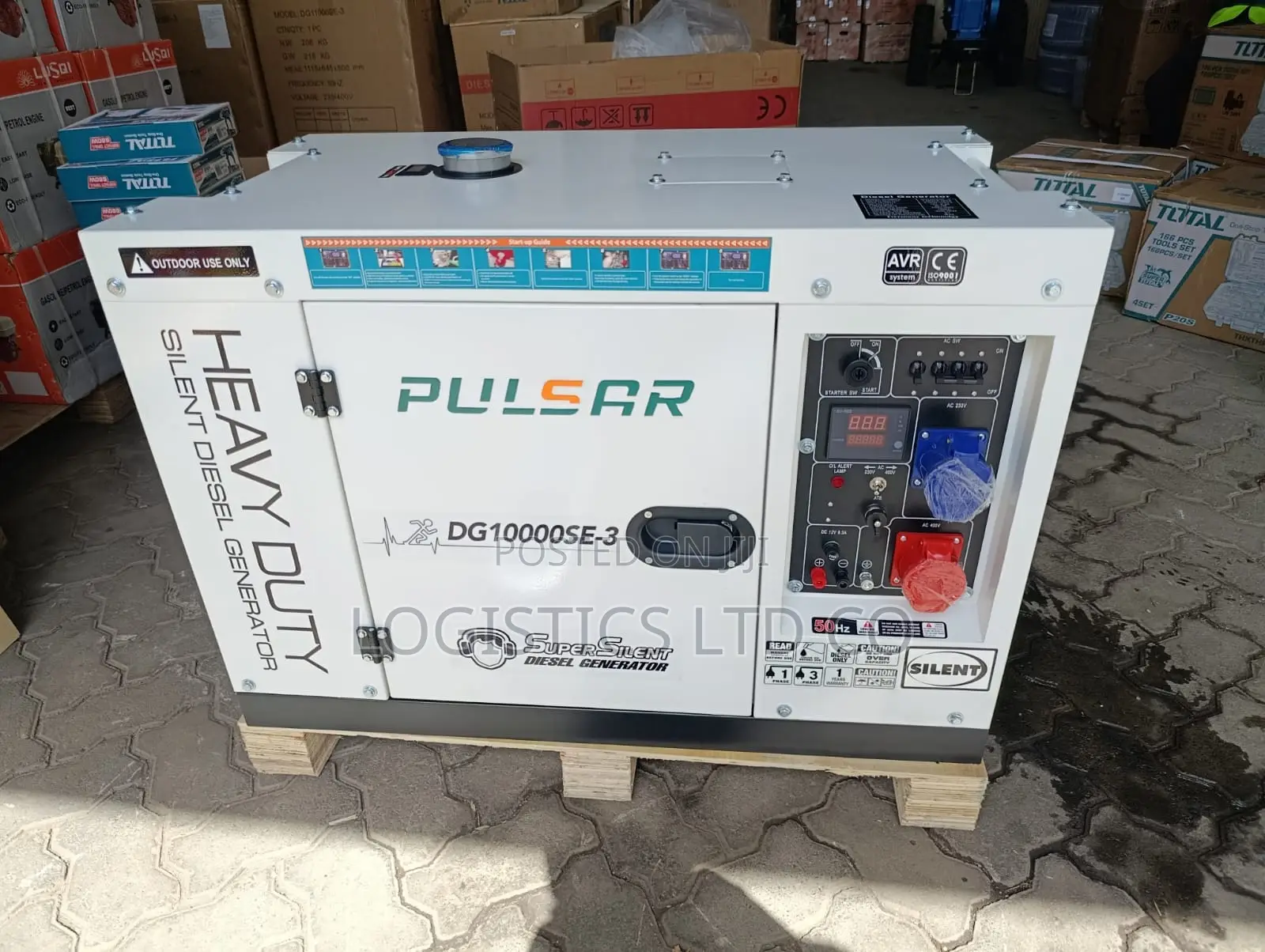 Silent Diesel Generator 10kva Dg10000 Three Phase