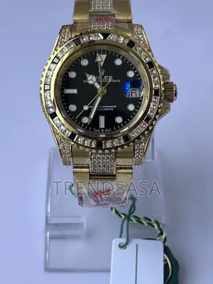 Rolex Yacht Master Ii Two Tone Iced Yellow Gold Watch