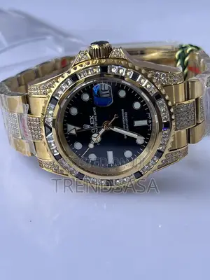 Rolex Yacht Master Ii Two Tone Iced Yellow Gold Watch