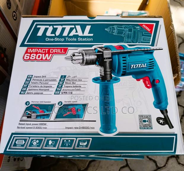 Original Total Corded Impact Drill 680w