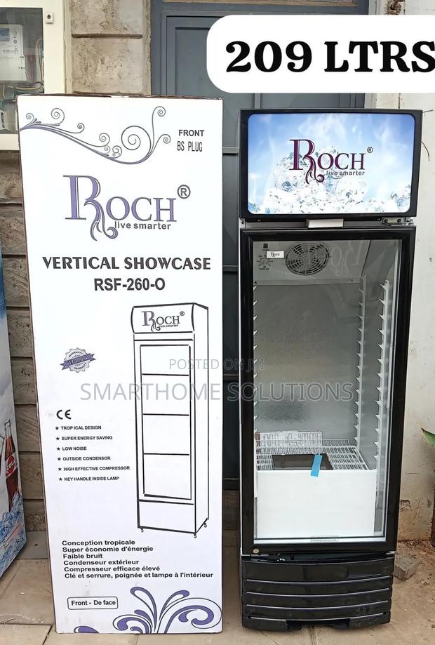 Roch 209 Litres Display Vertical Front Showcase Refrigerator RSF-250/F