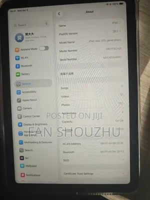 Apple iPad mini 6 64 GB Gray