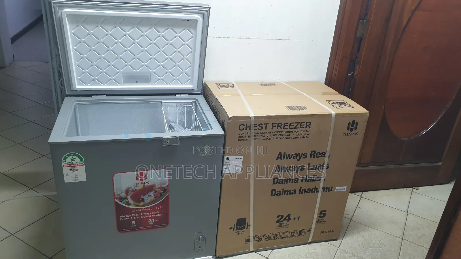 Hanmac 198 Liters Hfc198l Dual Chest Freezer