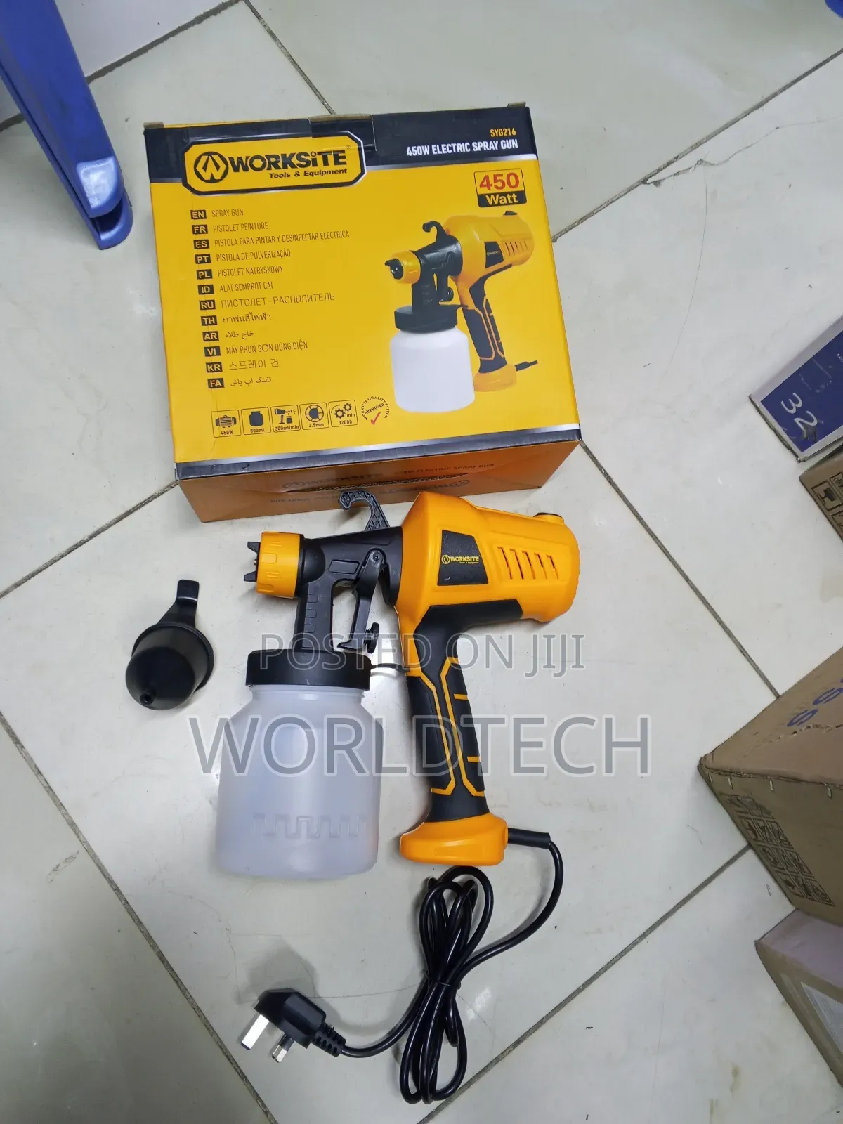 Worksite Electric Sprayer Paint/450watts Electric Sprayer Paint