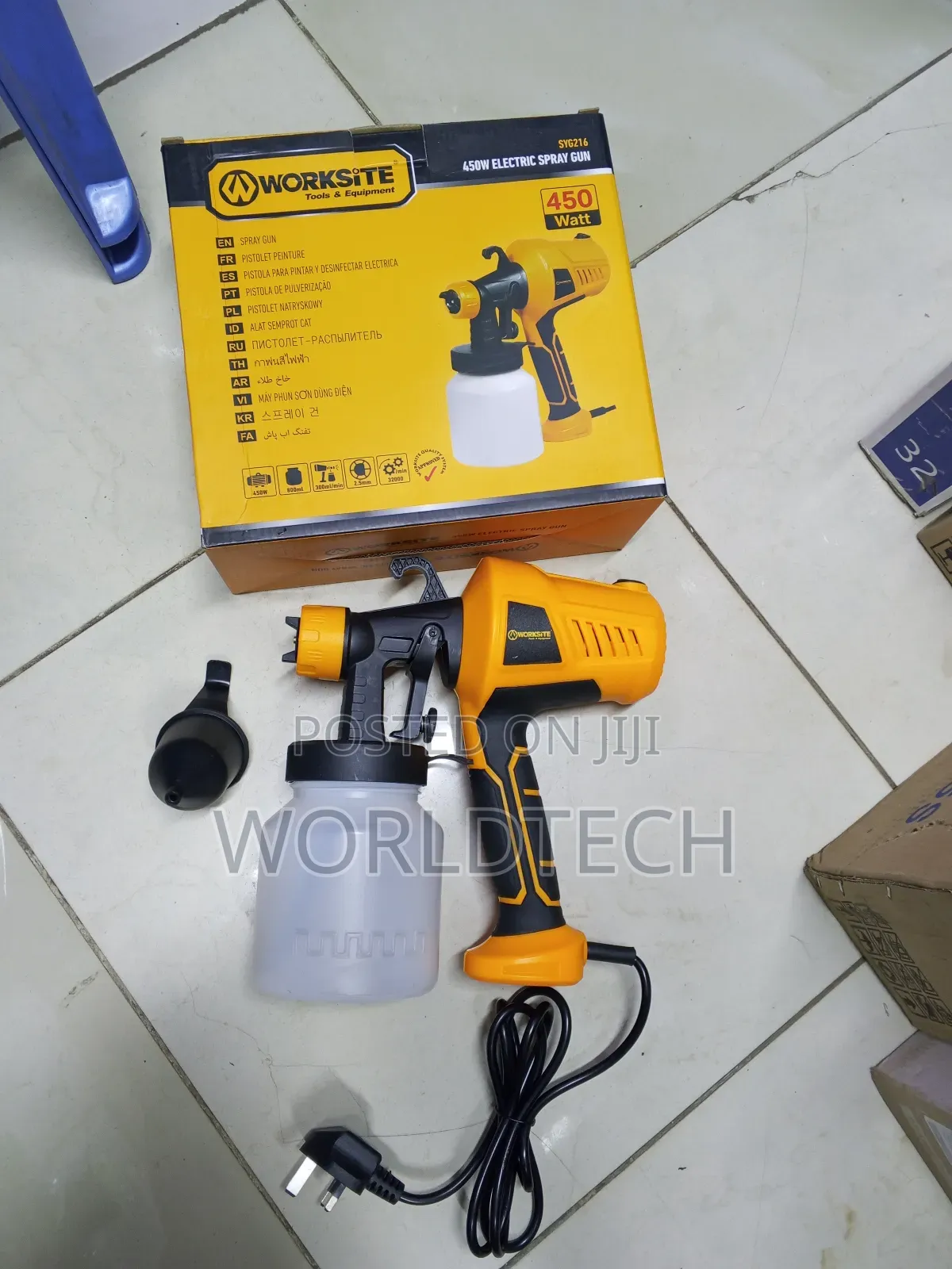 Worksite Electric Sprayer Paint/450watts Electric Sprayer Paint