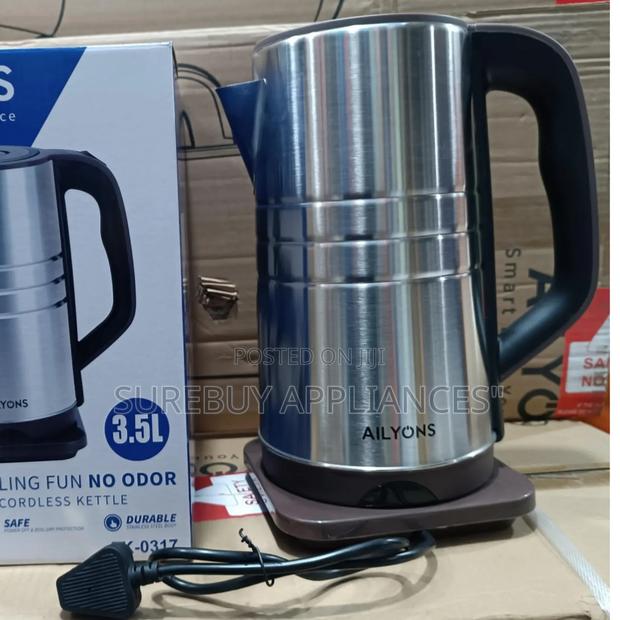 Ailyons 3.5l Stainless Steel Electric Kettle Fast Boil