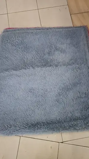 Gray Fluffy Carpet