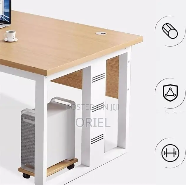 Office Desk : Classic Metal Frame Executive Minimalists Office Desk
