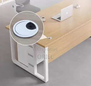 Office Desk : Classic Metal Frame Executive Minimalists Office Desk