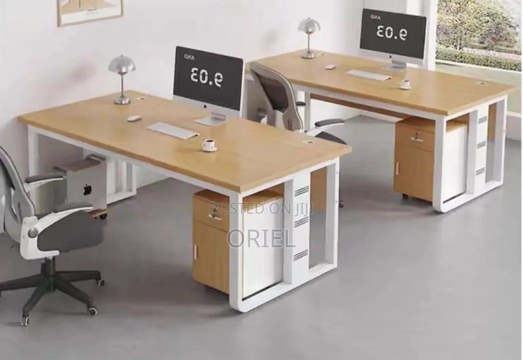 Office Desk : Classic Metal Frame Executive Minimalists Office Desk