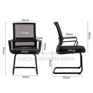 Mid-Back Ergonomic Mesh Meeting Office Chair