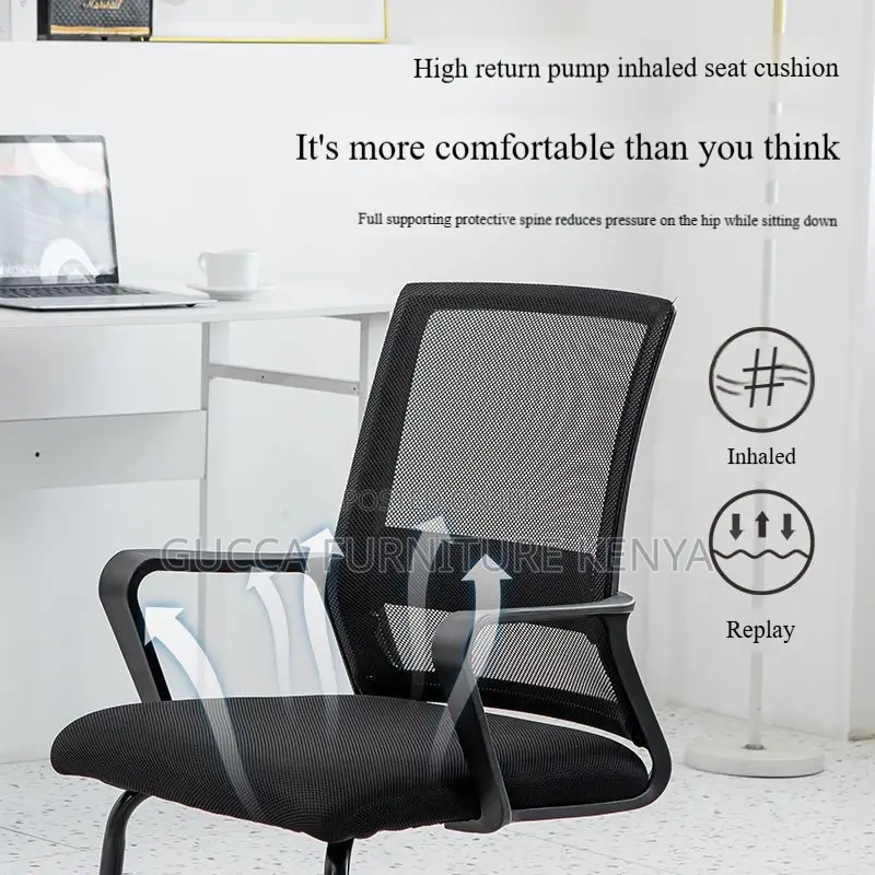 Mid-Back Ergonomic Mesh Meeting Office Chair