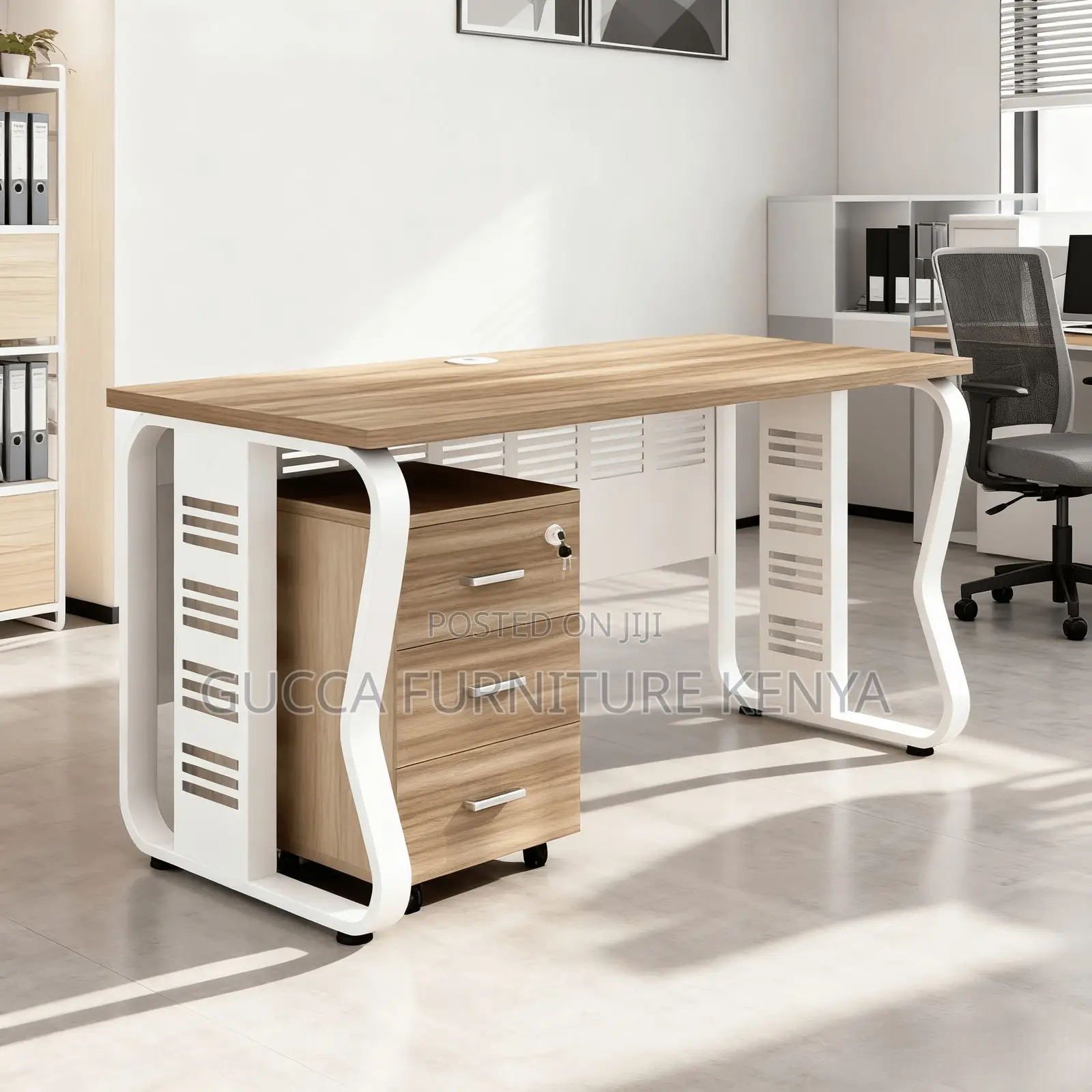 1.2m Imported Office Computer Desk-Steel Frame